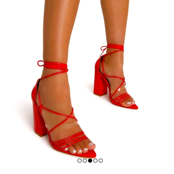 EGO Shoes - Red heels NEW IN BOX